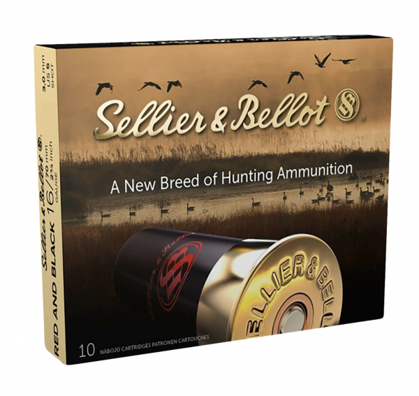Sellier & Bellot 107461 16/70 Rot/Schwarz 3,0mm 30,1g Jagdschrot 10 Stück