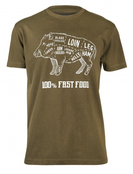 Bergara T-Shirt Wild Boar - Khaki - XL