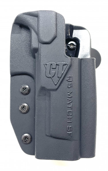 Comp-Tac Kydex Holster INTERNATIONAL für Walther Pistole Q5 MatcH Steel Frame 5" rechts schwarz