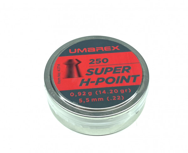 Umarex 4.1714 Super H-Point pellets 5,5 mm (.22) 0,92 g 250pcs tin