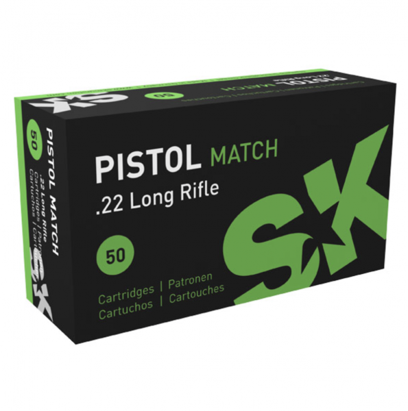 SK Pistol Match .22 LR Munition 50 Stück