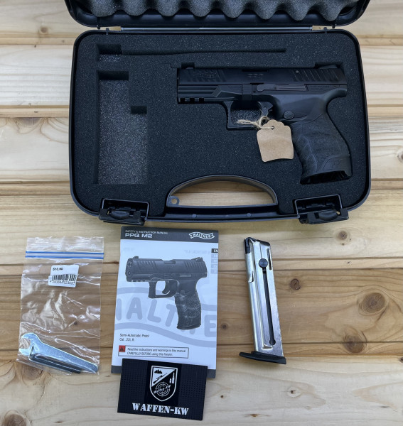 Vorführwaffe Walther halbautom. Pistole PPQ M2 .22lr 4" 12R EU