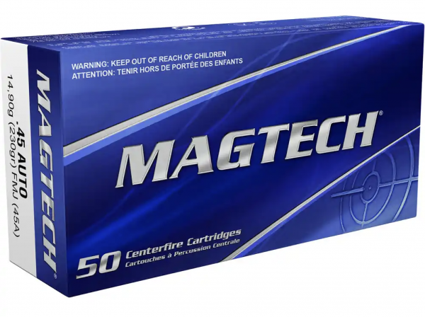 Magtech 144815 .45 ACP Vollmantel 14,9g 230grs.
