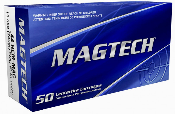 Magtech 144867 .44 Mag. FMJ-Flat 15,55g 240grs. 50 Stück Revolverpatronen