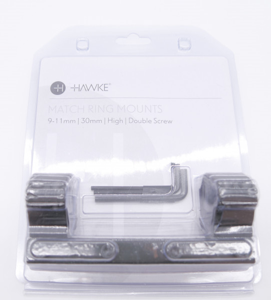 BWare HAWKE 22111 30 mm Ringmontage Hoch für 9-11mm Zielfernrohr-Halterung V015