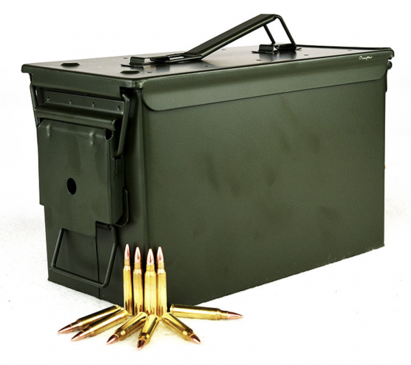 PPU Büchsenpatronen .223 Rem. 3,56g 55grs FMJ 1000 Stück lose in Military Kiste