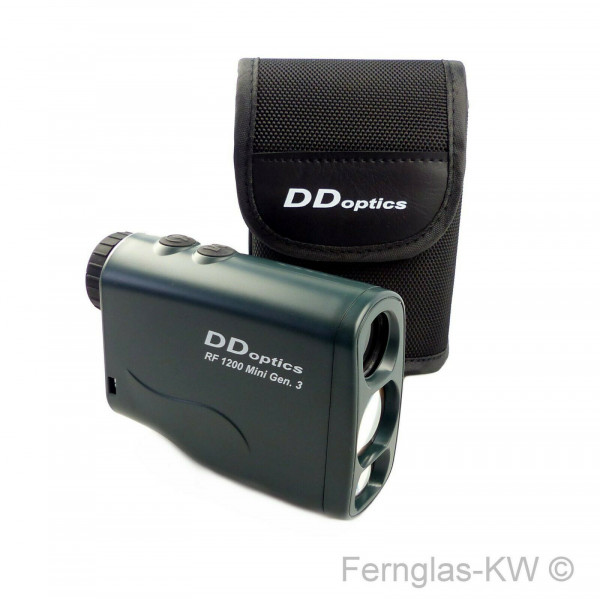 DDoptics Rangefinder Laser Entfernungsmesser RF 1200 Mini Gen 3 mit Tasche