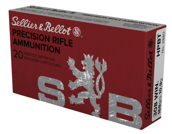 Sellier & Bellot 2000471 .308 Win. OTM HPBT 10,9g 168grs. 20 Stück
