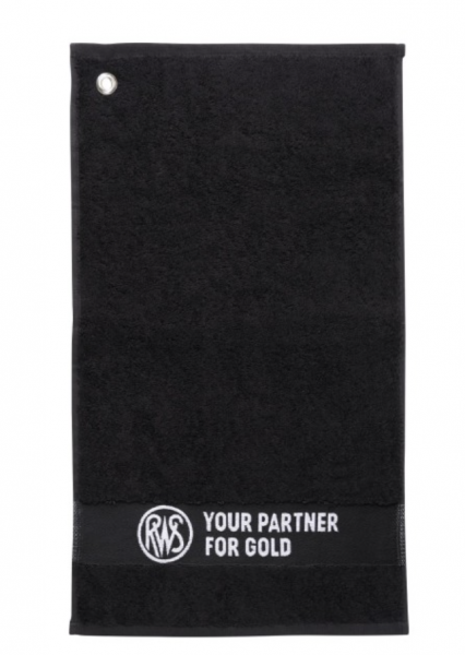 RWS 2402308 Handtuch shooting towel 30x50 cm black your partner for gold