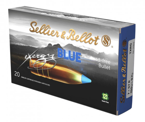 Sellier & Bellot 2003939 7x57 R TXRG blue 9,7g 150grs. 20 Stk bleifrei