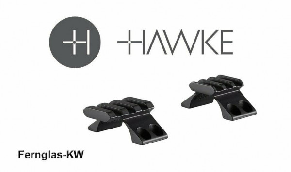 HAWKE 22150 1" 25,4mm PICATINNY Ringaufsätze für Hawke Ringmontagen