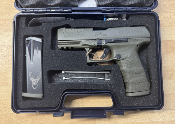 Vorführwaffe Carl Walther PPQ M2 .45 Auto PS International 4,25" 12R Jagdvariante Einzelstück!