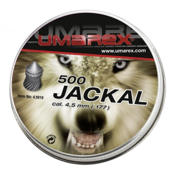 Umarex 168552-65 4,50 mm Diabolo Jackal 0,53g spitz