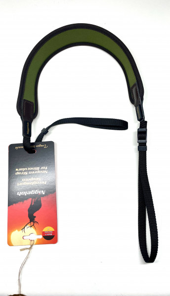Niggeloh 406600321 Fernglasgurt Outline Kontur Neopren Oliv Grün 021200002