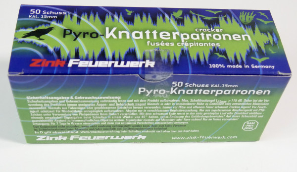 ZINK Pyro- Knatterpatronen Kal. 15mm