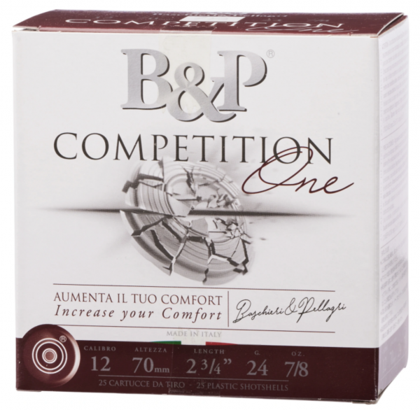 Baschieri & Pellagra B&P 12/70 Competition ONE 2,4mm 24g Trap Munition