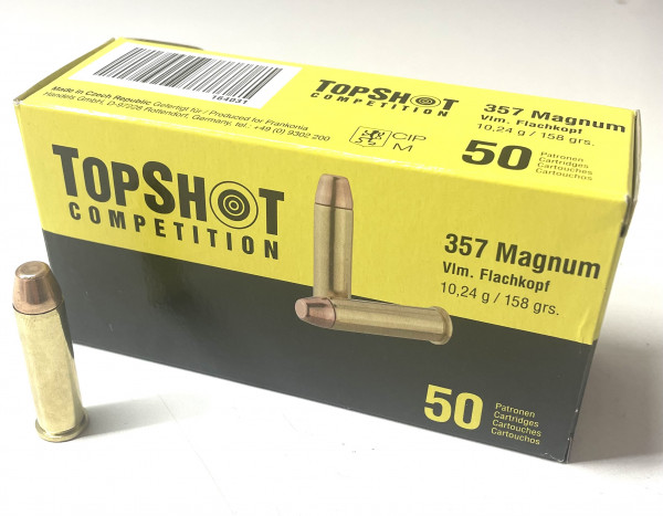 TOPSHOT Competition .357 Mag. Vollmantel 10,2g/158grs.