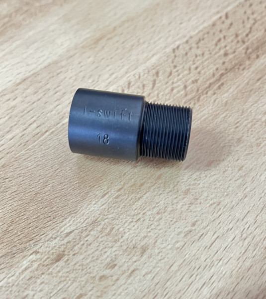 i-Swift Schnellverschlussadapter Adapter für Schalldämpfer mit M18x1 Innengewinde