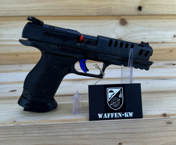 Vorführwaffe Carl halblautem. Pistole WALTHER Q5 Match SF Champion 9x19 INT schwarz