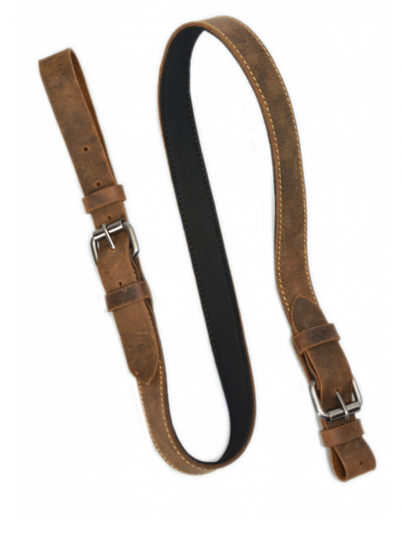 Greenburry Leder Gewehrgurt Gewehrriemen braun Vintage GS3 1598-25