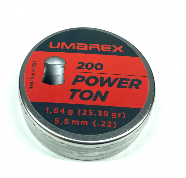 Umarex 4.1703 Power Ton pellets 5,5 mm (.22) 1,64 g 200 pcs tin