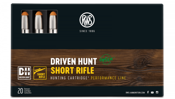 RWS 2430781 9,3x62 Driven Hunt Short Rifle 16,2g/250grs.