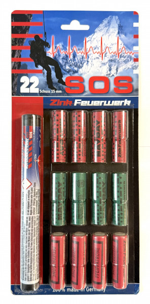 ZINK Feuerwerk 22 Schuss 15mm Pyrotechnik