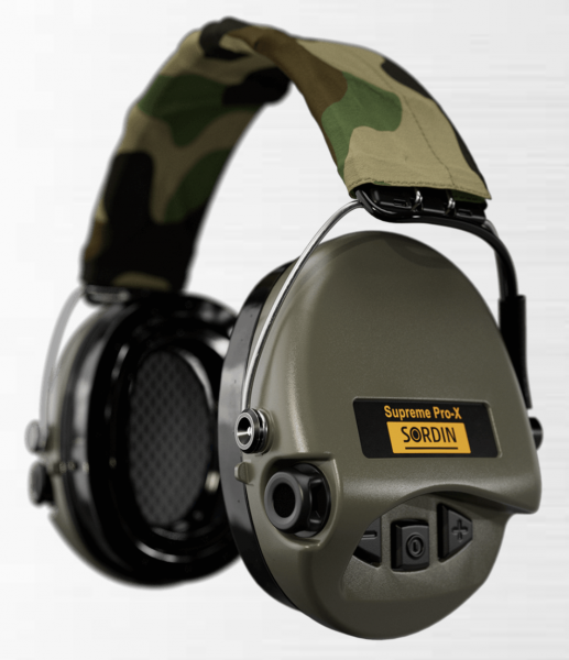 Sordin 75302-X-07-S Elektronischer Gehörschutz Supreme Grün Pro X LED Headband