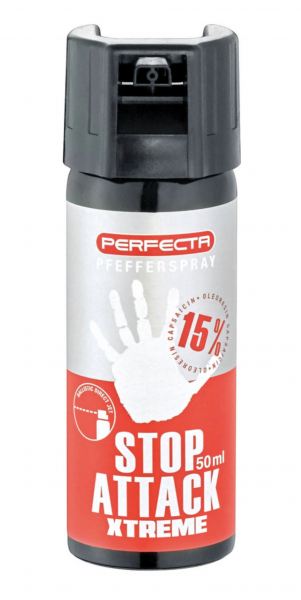 Umarex 2.1907 Perefecta Stop Attack XTreme Pfeffer Spray 50 ml Abwehrspray