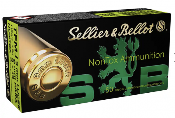 Sellier & Bellot 141172 9 mm Luger TFMJ Nontox 7,5g/115grs.