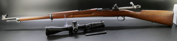 Schweden Mauser "Carl Gustaf" 1916, Kal.: 6,5x55 SE mit Hawke ZF "14304" und Picatinny Schiene