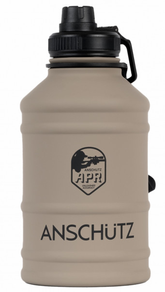 ANSCHÜTZ 018886 Trinkflasche APR, 2,2l, Edelstahl