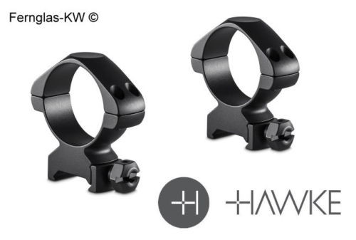 HAWKE 23020 2 Stück Ringmontagen 34 mm Precision Steel Weaver Niedrig