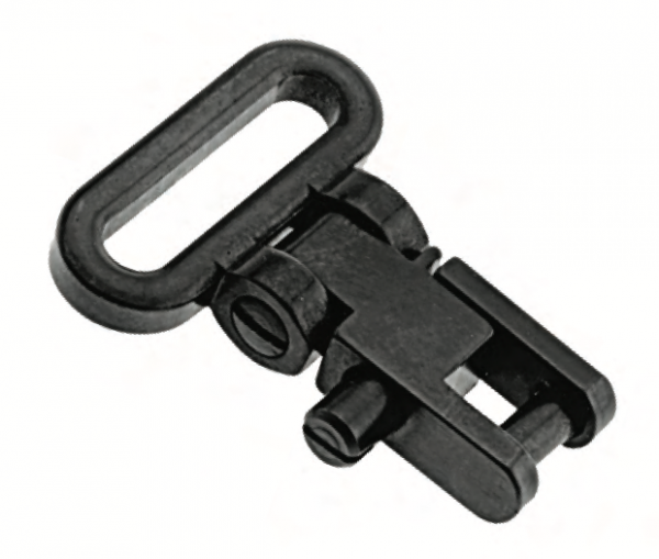 RECKNAGEL Riemenbügelkörper mit montierter Öse, für 8 mm Kopfbreite, Stift-ø 3,5 mm, brüniert