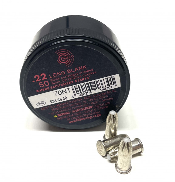 GECO 2318630 .22 long blank knall 50St