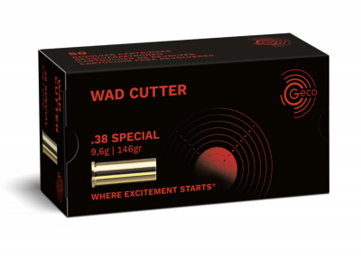 Geco 2317716 .38 Special FMJ FN 10,2 g 158gr Revolvermunition 