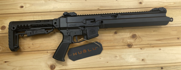 Huglu Mohac Sport Kal. 9x19 30,5cm/12" Lauf verst. AR-Schaft 3x M-Lock Picatinny 10Schuß schwarz