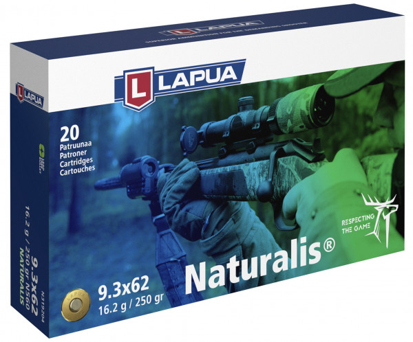 Lapua 44642004 Naturalis 9,3x62 16,2 g 250 gr. Bleifrei Langwaffenmunition