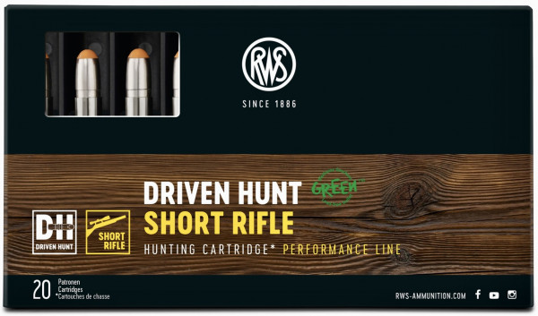 RWS 2428306 .308 Win. Driven Hunt Short Line 9,7g 150gr Bleifrei Langwaffenmunition