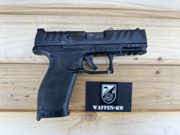 Vorführwaffe Carl Walther halbautom. Pistole PDP FS 9x19 OR INT. 4" 18R in schwarz