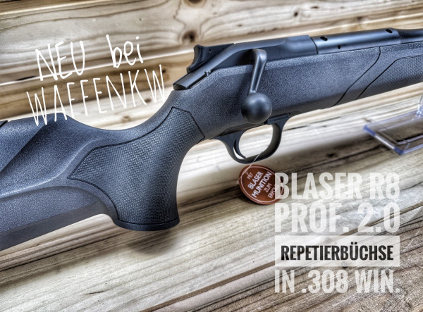 Blaser R8 Professional 2.0 Repetierbüchse in .308 Win 520mm ohne Visierung M15x1 in schwarz