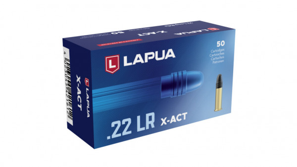 Lapua X-Act .22 LR 2,59g 40gr Randfeuer Fabrikgeladene Sportschießmunition