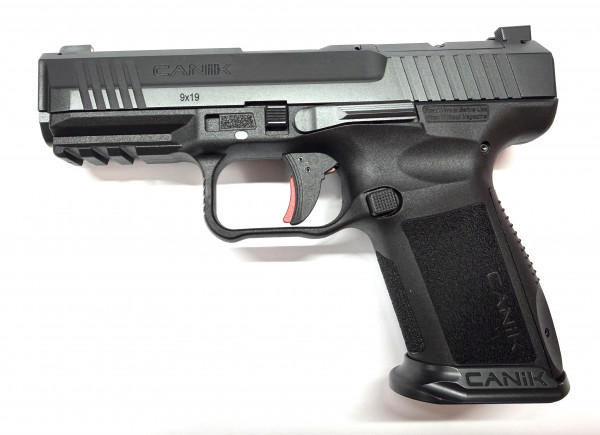 Canik Pistole TP9 METE SF 9x19 SAO in schwarz mit 18 Schuss Magazin inklusive Zubehör