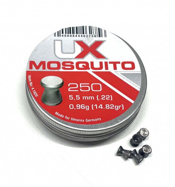 Umarex 4.1920 Mosquito Pellets Diabolos Runddose .22 cal 250 Stk. 5,5 mm 0,96g 14,82grs