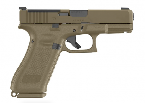 GLOCK Pistole 19X MOS in 9mm Luger coyote Kunststoffvisierung