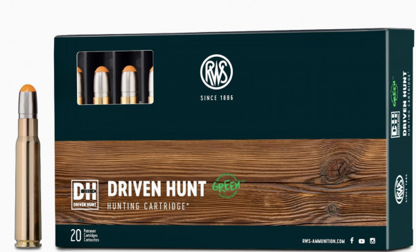 RWS 2428947 8x57 IS DrivenHunt 10,4g / 160gr Büchsenmunition Bleifrei