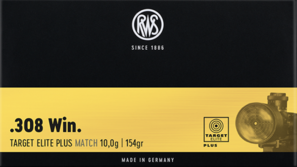 RWS 2408632 Target Elite Plus .308 Win. 10,0g 154grs.