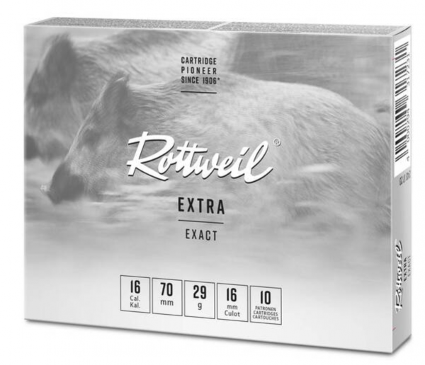 Rottweil 2431723 Extra Exact 16/70 Flintenlaufgeschoss 29g 10 Patronen