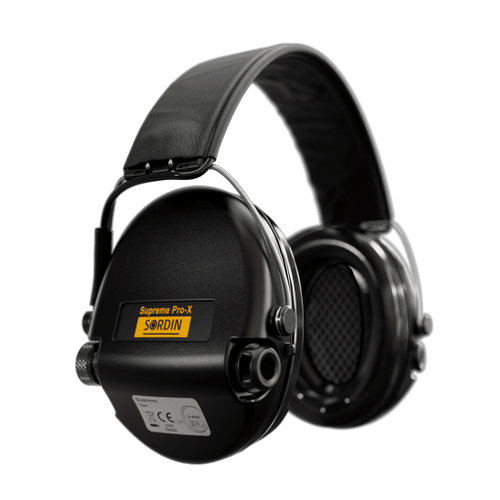 Aussteller Sordin 75302-X/L-02-S Elektronischer Gehörschutz Supreme Schwarz Pro X Headband