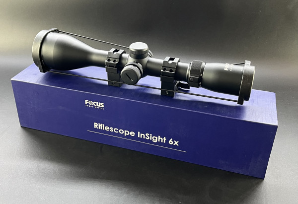 Aussteller FOCUS In Sight 3-18x56 #4 30mm Parallax mit Ringmontage